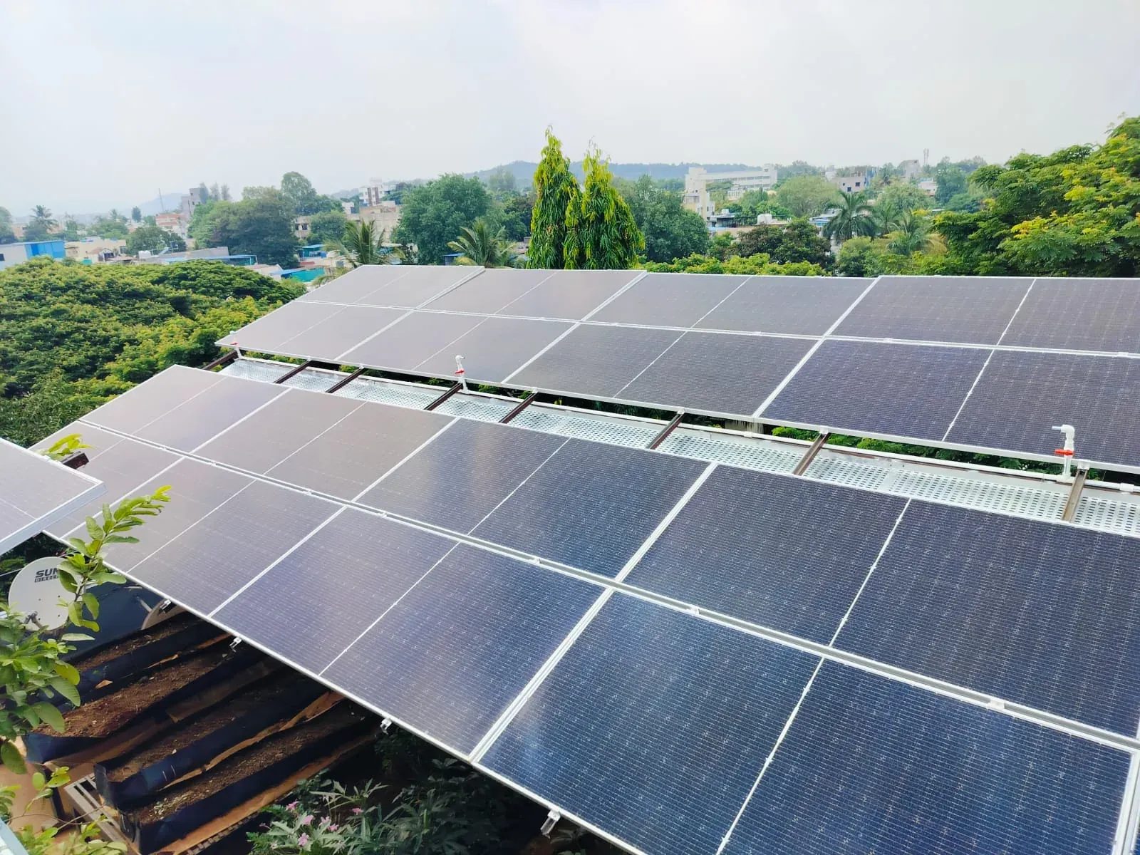Rooftop solar installation