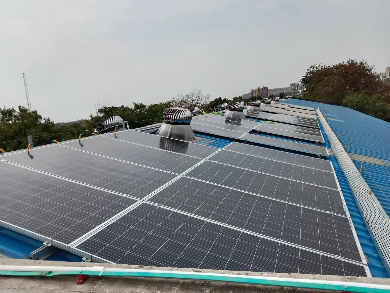 Solar installation detail