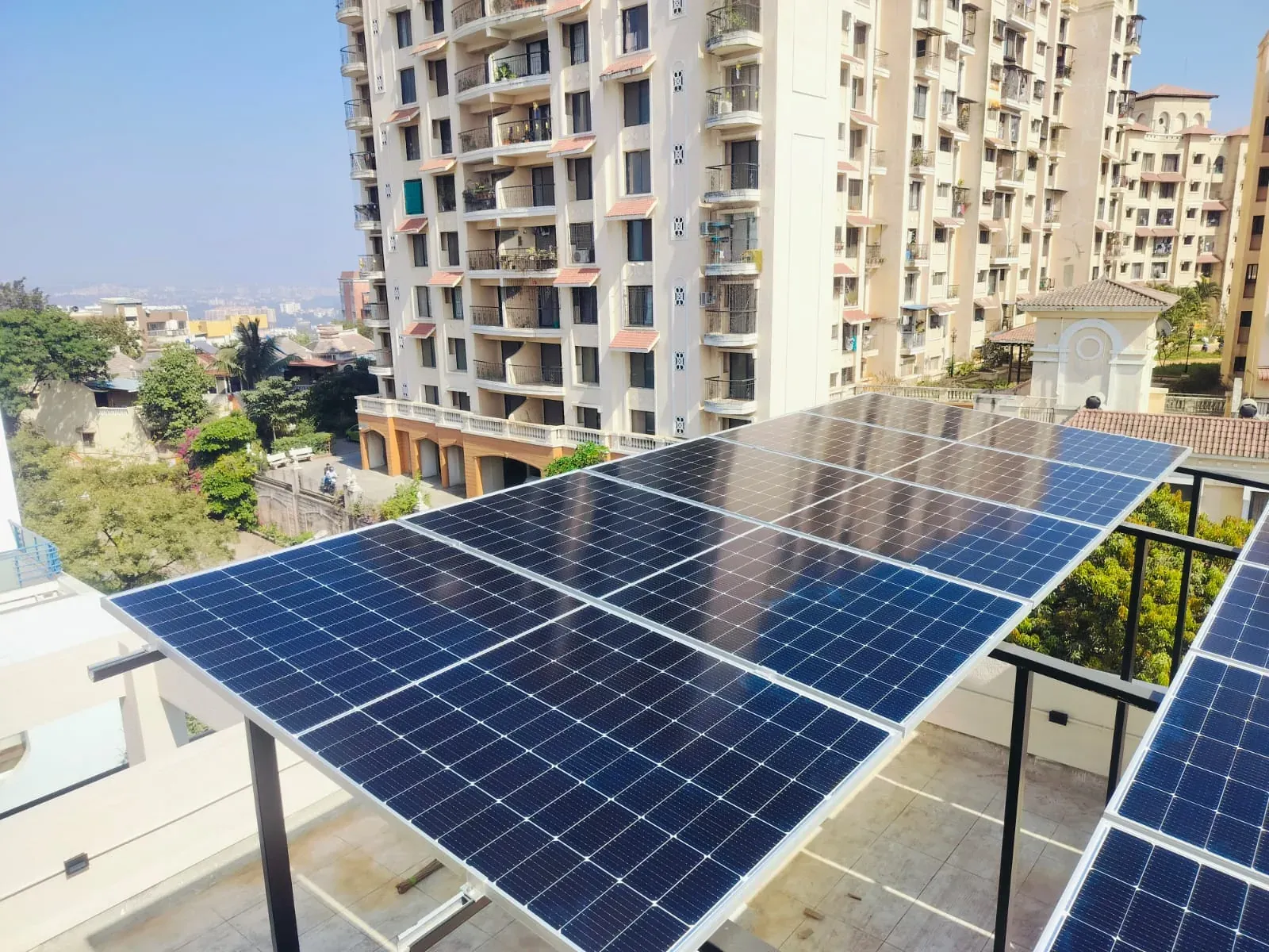 Ground-mount solar plant