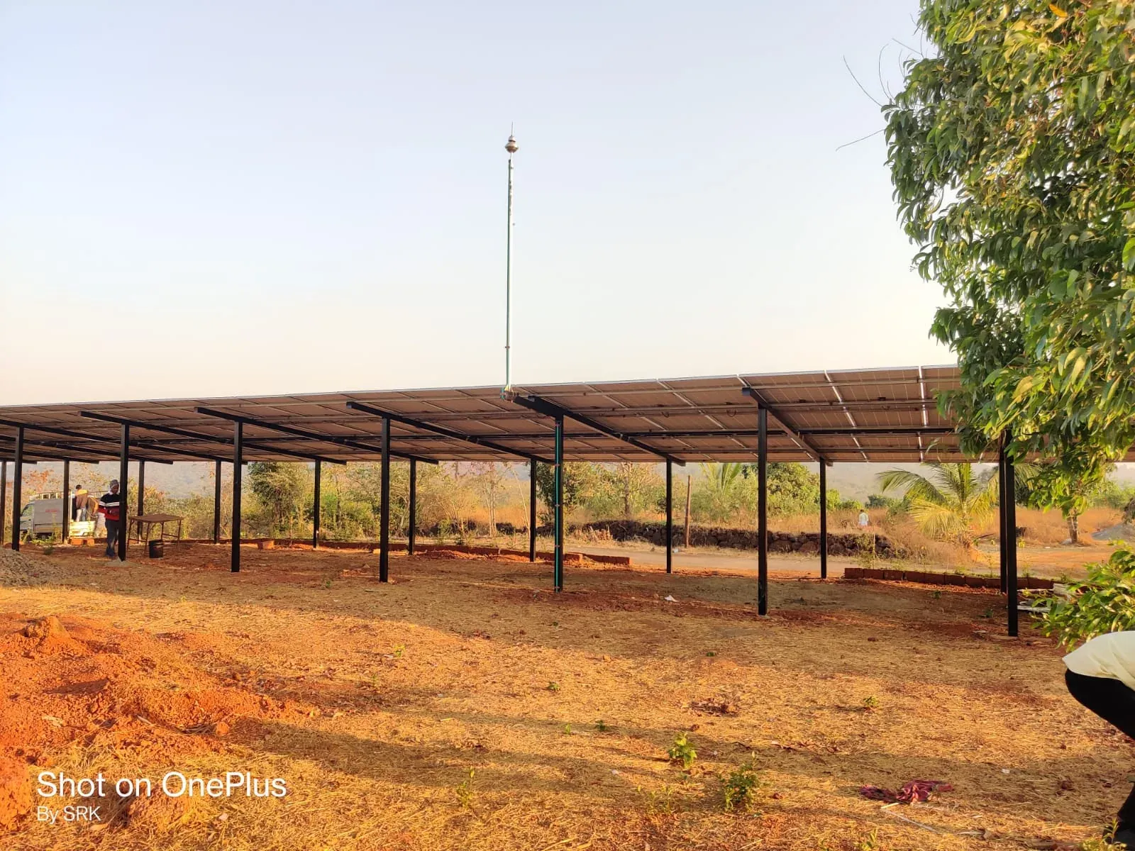 Commissioned solar array